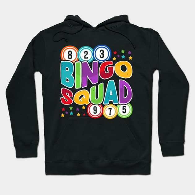 Bingo Squad Birthday, Funny Bingo Lover Hoodie by Shrtitude